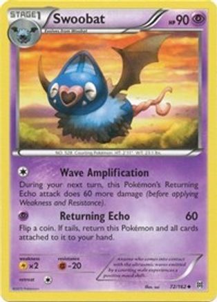 Swoobat (72) [XY - BREAKthrough] Reverse Holofoil