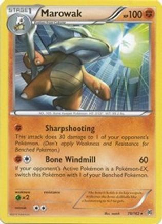 Marowak (78) [XY - BREAKthrough] Reverse Holofoil