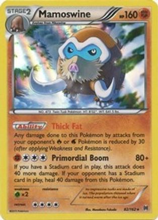 Mamoswine (82) [XY - BREAKthrough] Reverse Holofoil