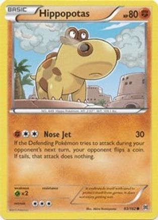 Hippopotas (83) [XY - BREAKthrough]