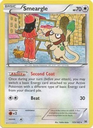 Smeargle (123) [XY - BREAKthrough] Reverse Holofoil