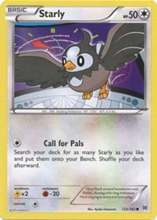 Starly (125) [XY - BREAKthrough] Reverse Holofoil