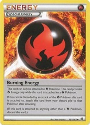 Burning Energy (151) [XY - BREAKthrough] Reverse Holofoil