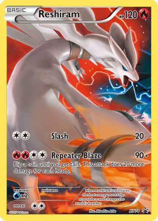 Reshiram (Full Art Promo) (XY74) [XY Promos] Holofoil