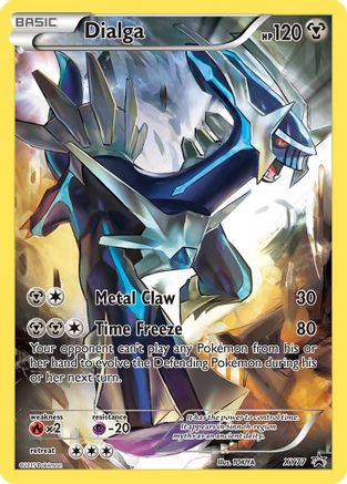 Dialga (Full Art Promo) (XY77) [XY Promos] Holofoil