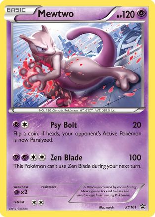 Mewtwo - XY101 (XY101) [XY Promos] Holofoil