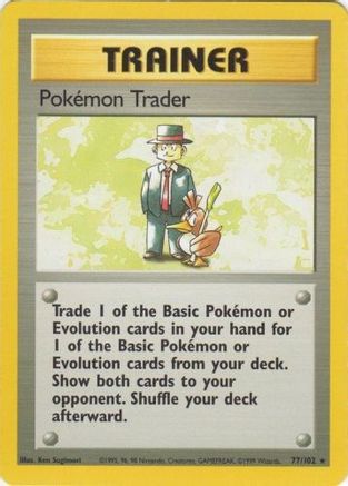 Pokemon Trader (77) [Base Set]
