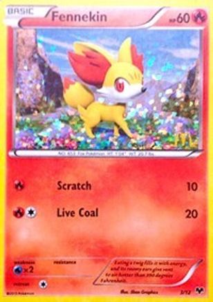 Fennekin - 3/12 (3) [McDonald's Promos 2014] Holofoil