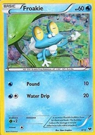 Froakie - 4/12 (4) [McDonald's Promos 2014] Holofoil