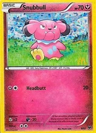 Snubbull - 8/12 (8) [McDonald's Promos 2014] Holofoil