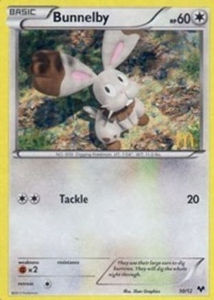 Bunnelby - 10/12 (10) [McDonald's Promos 2014] Holofoil