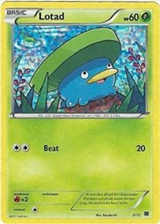 Lotad - 2/12 (2) [McDonald's Promos 2015] Holofoil
