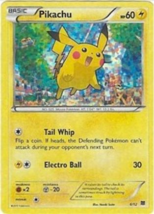 Pikachu - 6/12 (6) [McDonald's Promos 2015] Holofoil