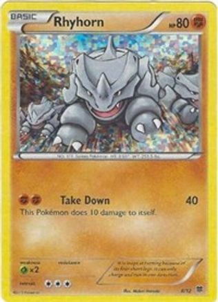 Rhyhorn - 8/12 (8) [McDonald's Promos 2015] Holofoil
