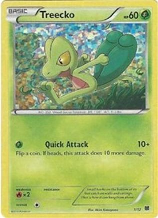 Treecko - 1/12 (1) [McDonald's Promos 2015] Holofoil