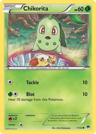 Chikorita (1) [XY - BREAKpoint] Reverse Holofoil