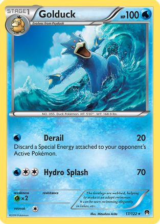 Golduck (17) [XY - BREAKpoint] Reverse Holofoil