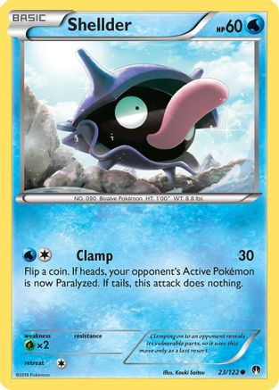Shellder (23) (23) [XY - BREAKpoint] Reverse Holofoil