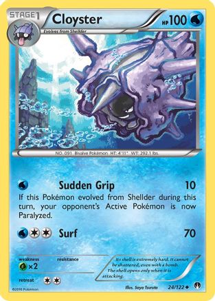 Cloyster (24) [XY - BREAKpoint] Reverse Holofoil