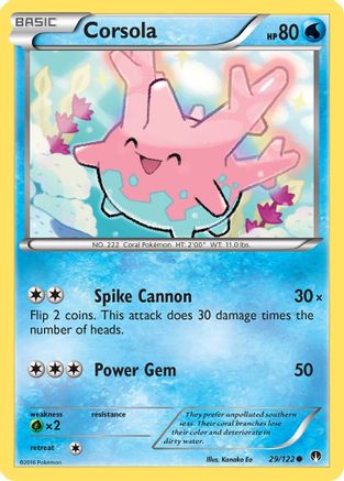 Corsola (29) [XY - BREAKpoint]