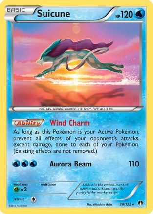 Suicune (30) [XY - BREAKpoint] Reverse Holofoil