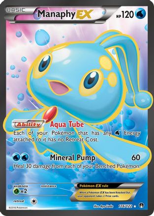 Manaphy EX (Full Art) (116) [XY - BREAKpoint] Holofoil
