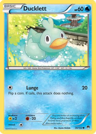 Ducklett (36) [XY - BREAKpoint] Reverse Holofoil