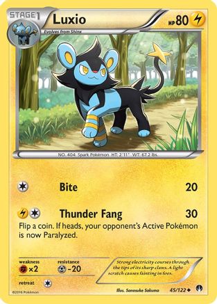 Luxio (45) [XY - BREAKpoint] Reverse Holofoil