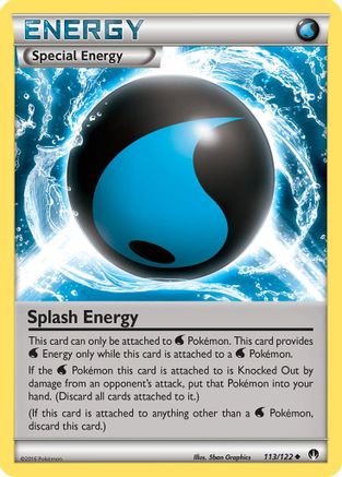 Splash Energy (113) [XY - BREAKpoint] Reverse Holofoil