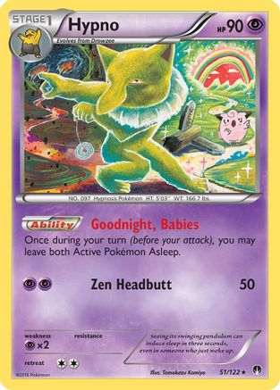 Hypno (51) [XY - BREAKpoint] Reverse Holofoil