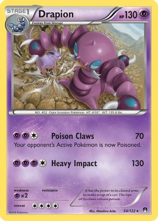Drapion (54) [XY - BREAKpoint] Reverse Holofoil