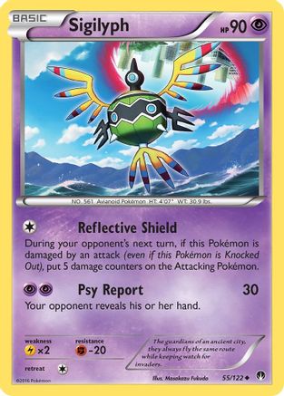Sigilyph (55) [XY - BREAKpoint] Reverse Holofoil