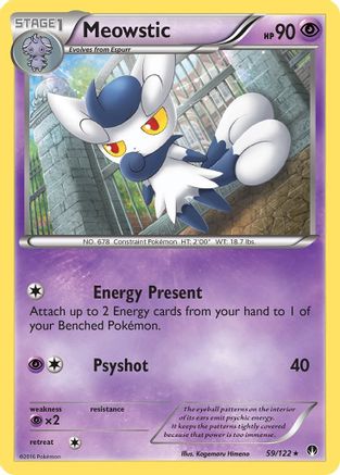 Meowstic (59) [XY - BREAKpoint] Reverse Holofoil