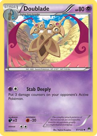 Doublade (61) [XY - BREAKpoint] Reverse Holofoil