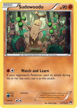 Sudowoodo (67) [XY - BREAKpoint] Reverse Holofoil