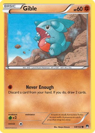 Gible (68) [XY - BREAKpoint]