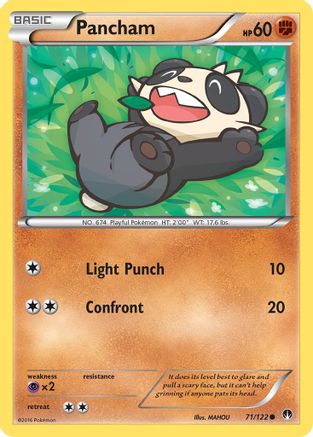 Pancham (71) [XY - BREAKpoint] Reverse Holofoil