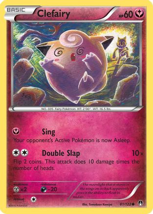 Clefairy (81) [XY - BREAKpoint] Reverse Holofoil