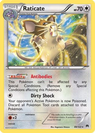 Raticate (88) [XY - BREAKpoint] Reverse Holofoil