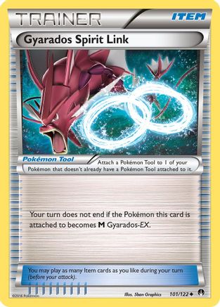Gyarados Spirit Link (101) [XY - BREAKpoint] Reverse Holofoil