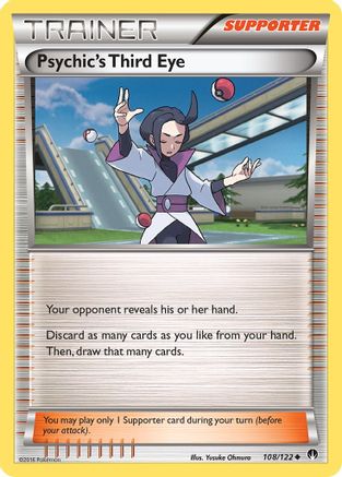 Psychic's Third Eye (108) [XY - BREAKpoint] Reverse Holofoil