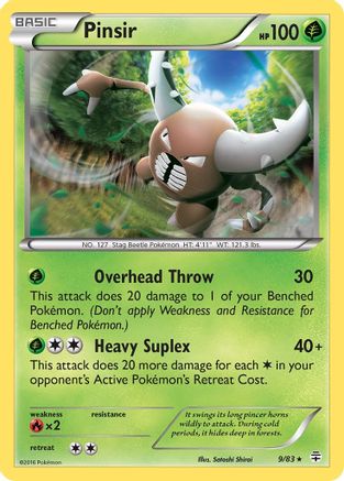 Pinsir (9) [Generations] Reverse Holofoil