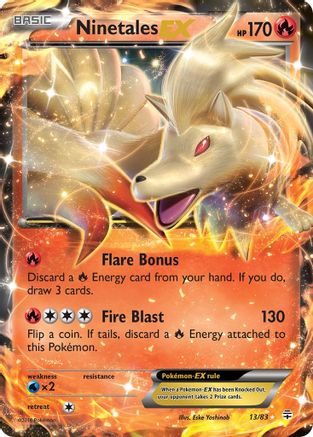 Ninetales EX (13) [Generations] Holofoil