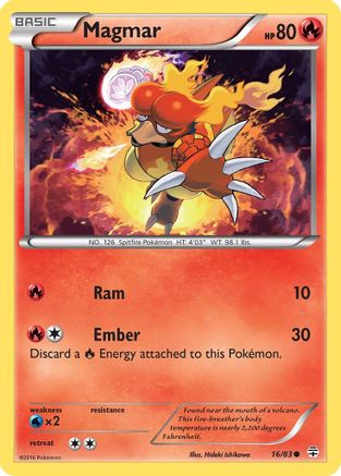 Magmar (16) [Generations] Reverse Holofoil