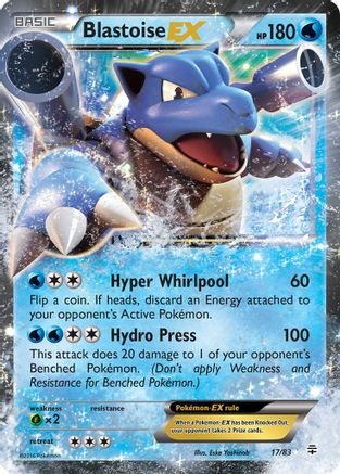Blastoise EX (17) [Generations] Holofoil