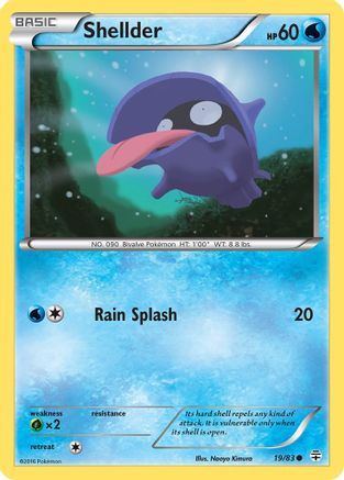Shellder (19) [Generations] Reverse Holofoil
