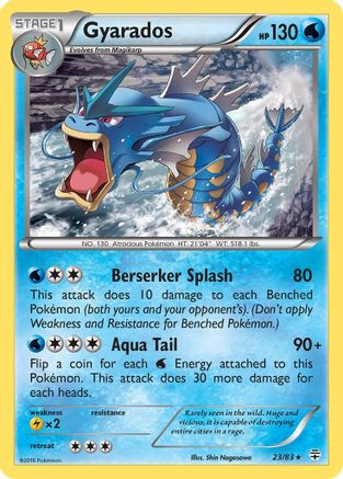 Gyarados (23) [Generations] Reverse Holofoil