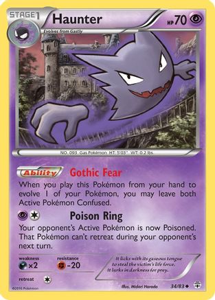 Haunter (34) [Generations] Reverse Holofoil