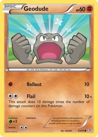 Geodude (43) [Generations] Reverse Holofoil