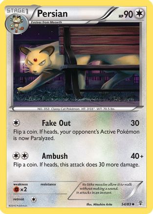 Persian (54) [Generations] Reverse Holofoil